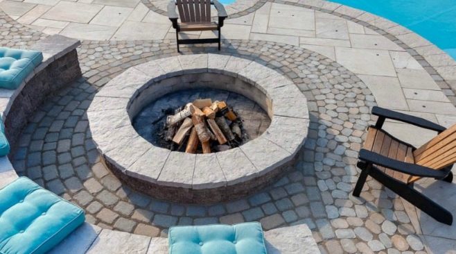 How a Techo-Bloc Fire Pit Can Heat Up Your Summer